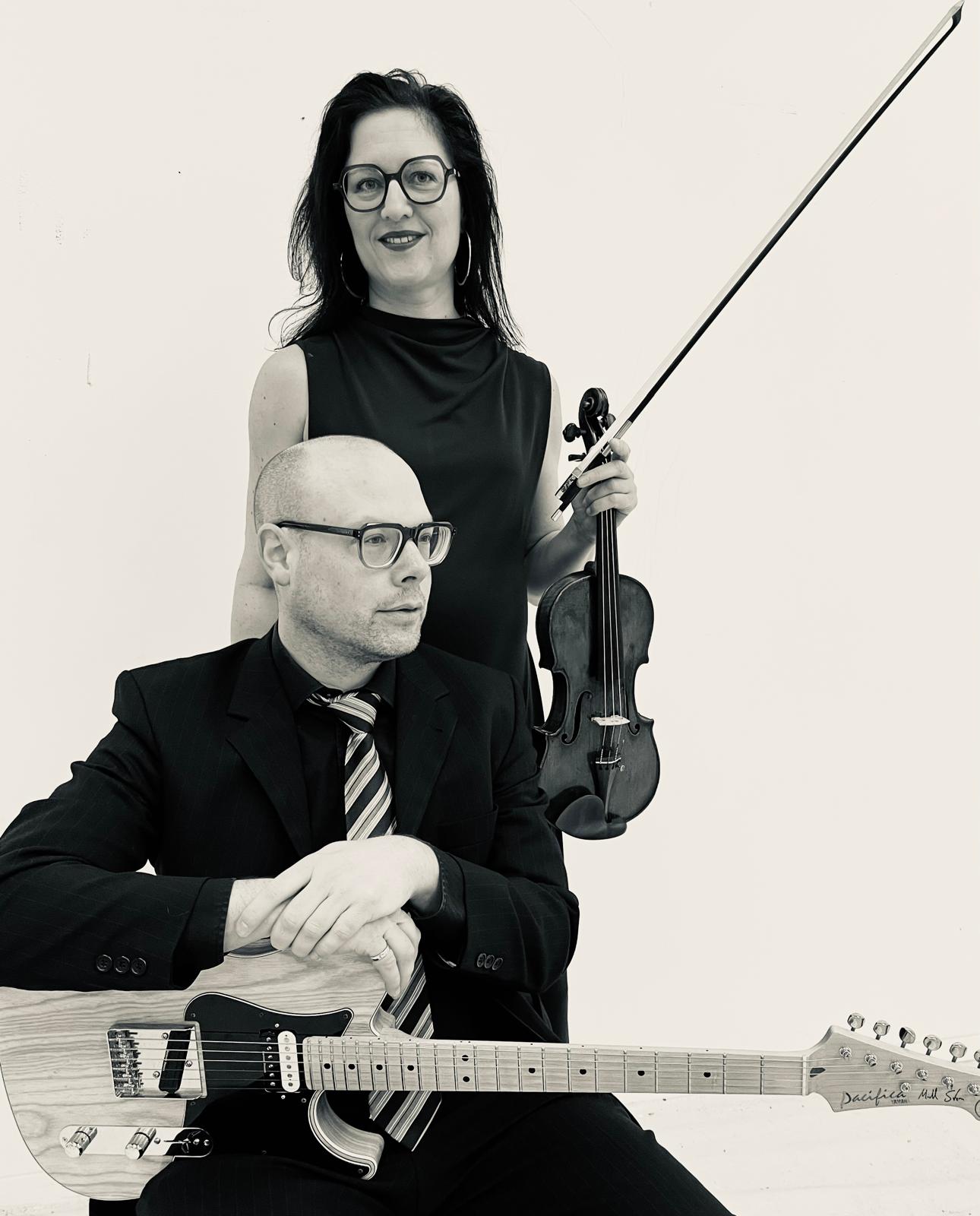 Ervaren Duo Fervida | Live viool & elektrische gitaar