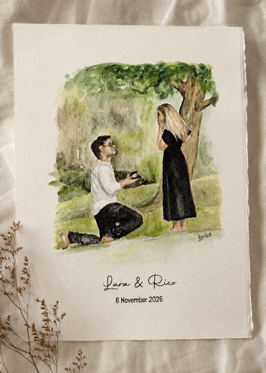Live wedding painter - Benice - Essential