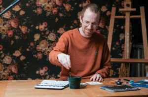 Dennis: tekent live gastenportretten op jouw bruiloft
