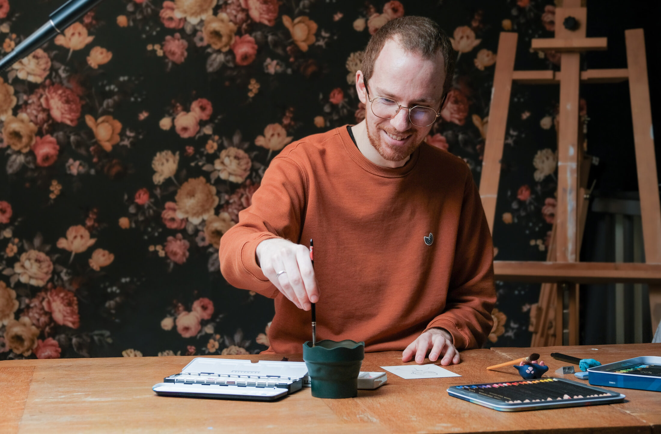 Dennis: tekent live gastenportretten op jouw bruiloft